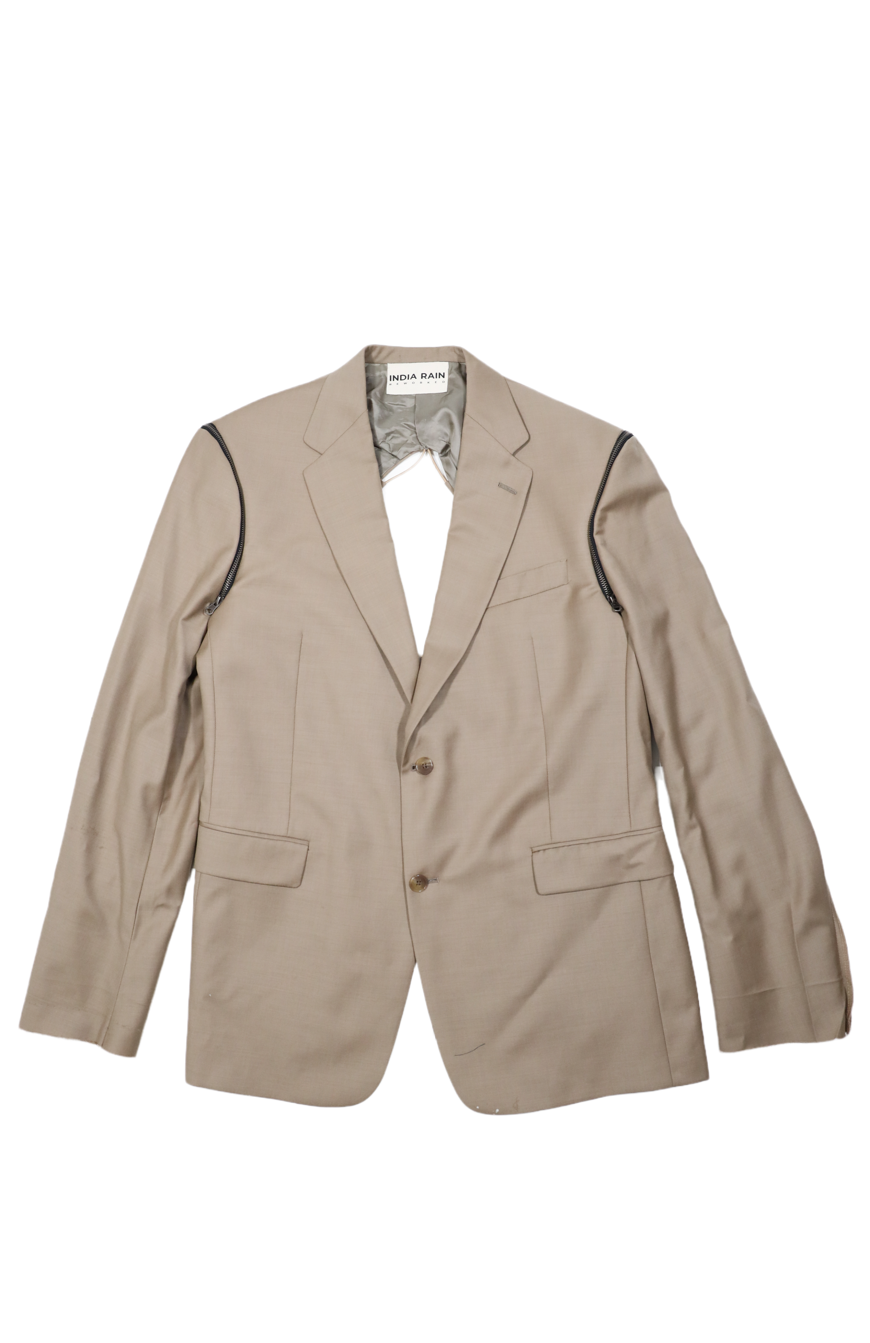 Reworked Merrow Blazer in Taupe