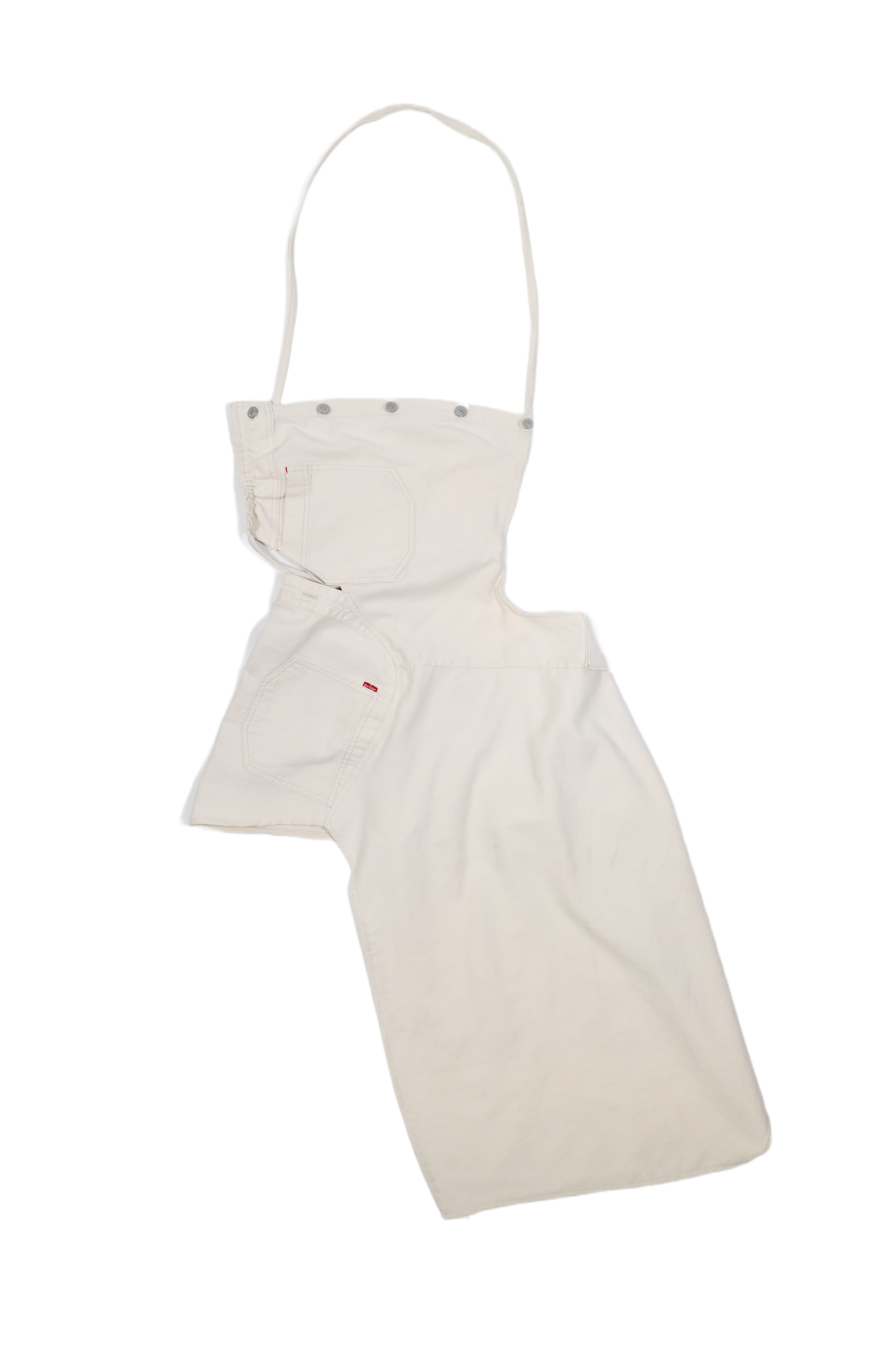reworked vintage dresses Reworked Vintage Denim Dress in Cream
