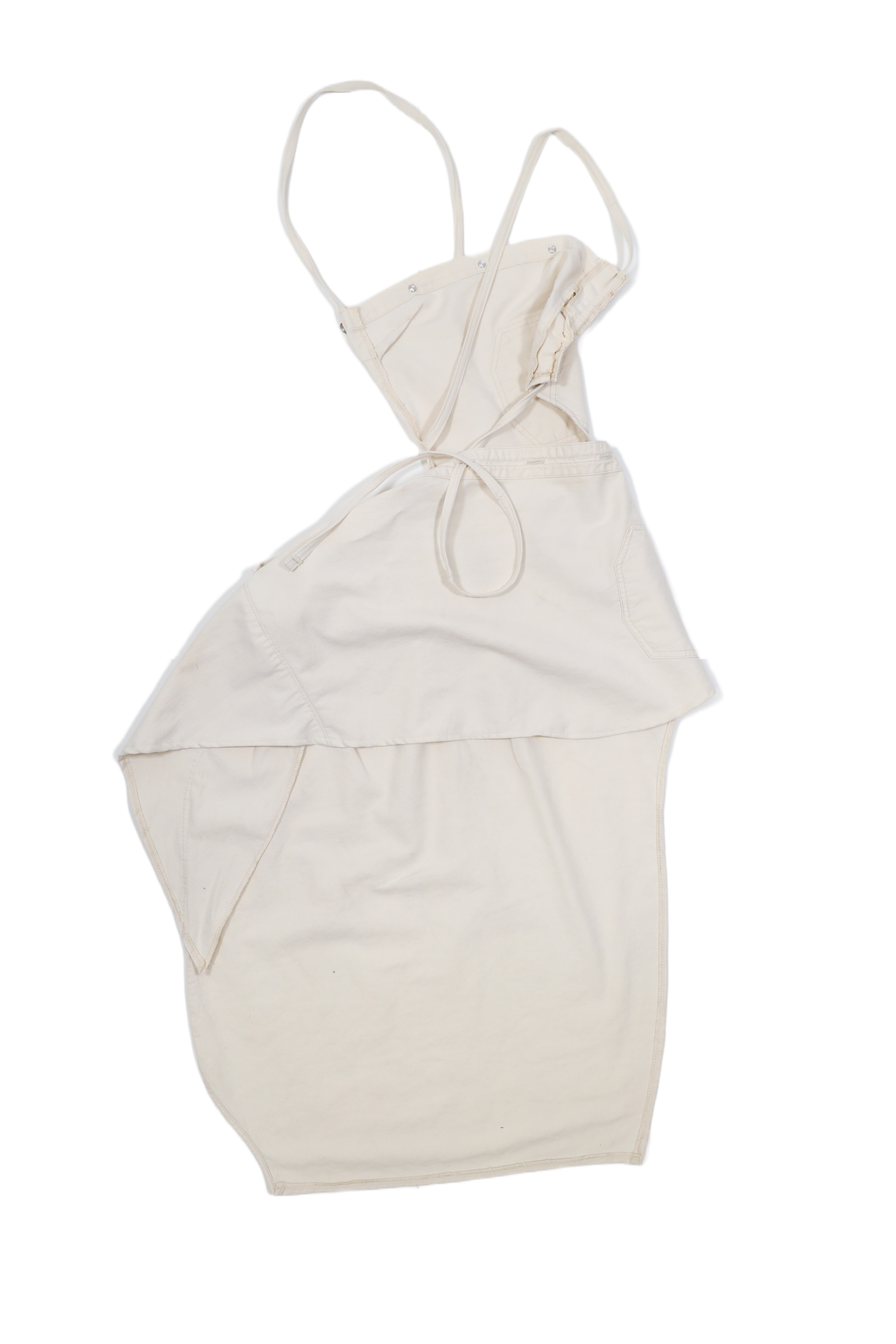 Reworked Vintage Denim Dress in Cream – India Rain Reworked Reworked Vintage Denim Dress in Cream – India Rain Reworked